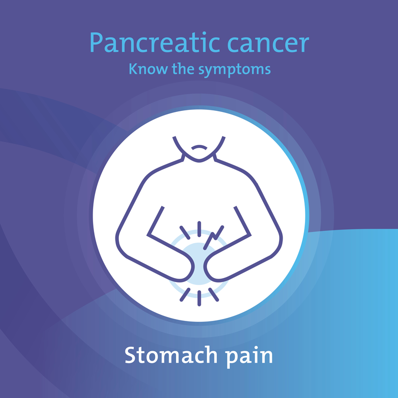 Stomach pain as pancreatic cancer symptom
