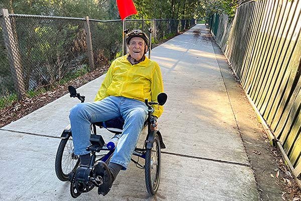 Home rehab gets Rex back on his bike - Epworth HealthCare